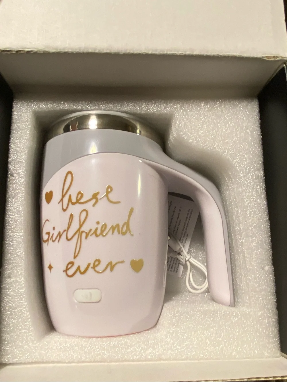 “Best Girlfriend Ever” Rechargeable Mug